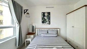 CHUNG CƯ OSC LAND, CHO THUÊ CĂN GÓC 1 PHÒNG NGỦ, VIEW BIỂN.GIÁ 5.5 TRĐ