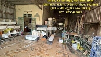 BÁN NHÀ XƯỞNG TẠI Mặt Tiền Đường Lê Thị Lơ, Xã Tân Hiệp, Hóc Môn, HCM