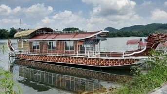 Cần bán Thuyền Rồng nhôm hàn mới 12 người có phòng ngủ, nhà vệ sinh