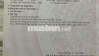 Căn hộ 58,49m2  Chung Cư Hoá An .