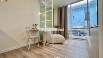 khai trương chdv mới 100% - dạng phòng studio ban công tách bếp