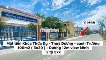Đất 2 mặt tiền Khúc Thừa Dự - Thuỷ Dương, phường Thanh Thuỷ - Tp Huế 🚨