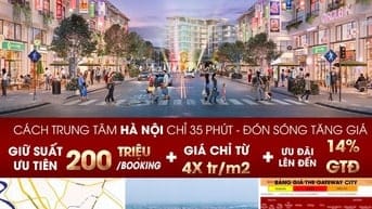 CĂN NGOẠI GIAO dự án The Gateway City. GIÁ 4X TRIỆU/M2