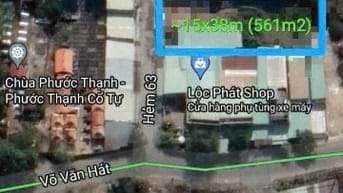 Bán gấp nền đất ngay bên cạnh đường Võ Văn Hát