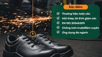 GIÀY BẢO HỘ KING’S KR7000-R – CỔ THẤP LINH HOẠT, AN TOÀN VƯỢT TRỘI 