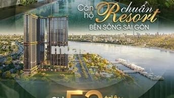 Căn hộ bên sông Sài Gòn nhận booking đợt 1 giá chỉ từ 52triệu/m2