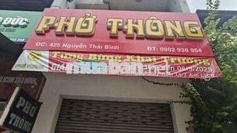 CHO THUÊ MẶT BẰNG Mặt Tiền 425 Nguyễn Thái Bình, P.12, Tân Bình