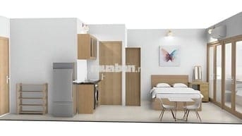 Khai trương căn hộ 1 Phòng ngủ, Full nội thất, gần Ngã 4 Hàng Xanh
