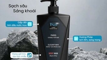 Sữa tắm thương hiệu nhà TNal có Thiết kết sang trọng, trẻ trung