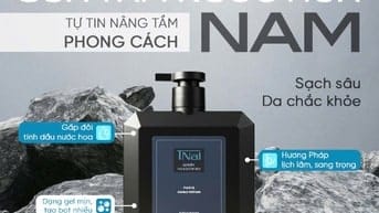 Sữa tấm TNal 500ml với thiết kết sang trọng, nhiều bọt mịn, thơm lâu
