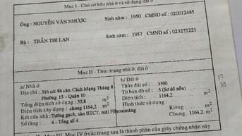 Bán gấp c/cư 60m2, q10, tphcm 