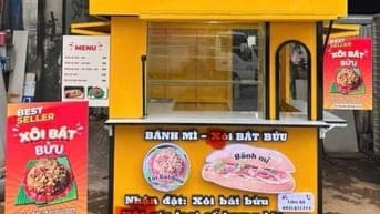 Cần thanh lý kiot mới đóng 20 ngày