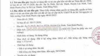 BĐS Ấp Tà Thiết, Lộc Thịnh, Lộc Ninh, Bình Phước (Lộc Thành, Đồng Nai)