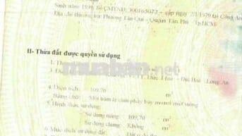 🔥 BÁN ĐẤT MẶT TIỀN ĐƯỜNG 825 – TRUNG TÂM THỊ TRẤN ĐỨC HÒA 🔥