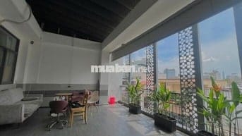 PENTHOUSE SÂN VƯỜN 2PN_1WC_RÔNG 80M2_GIĂT SẤY RIÊNG_TRƯỜNG SA, QUÂN 3