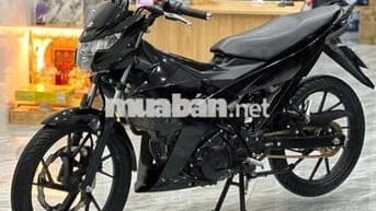 Xe máy Raider Fi 2020 màu đen côn tay