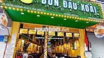 CHO THUÊ NHÀ MẶT TIỀN NGANG 6M TRUNG TÂM QUẬN 1-ĐƯỜNG TRẦN QUANG KHẢI