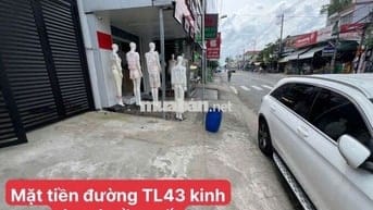 CHO THUÊ NHÀ MẶT TIỀN TỈNH LỘ 43, MỚI XÂY, RỘNG ĐẸP, SIÊU TIỀM NĂNG