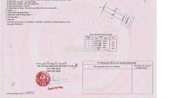 BÁN THỔ CƯ CẠNH KCN TÂY BẮC, BV ĐA KHOA CỦ CHI, 125M2, SHR, 1 TỶ 050