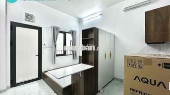 🌎 CHO THUÊ STUDIO CỬA SỔ FULL NỘI THẤT - NGAY CẦU CHỮ Y