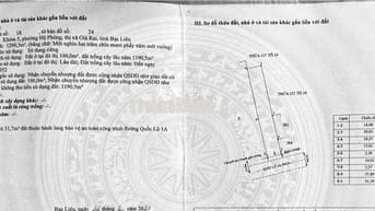 Chủ cần bán đất mặt tiền Quốc lộ 1A phường hộ Phòng