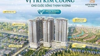 CĂN 2PN VIEW BIỂN HÀNG NGOẠI GIAO - DỰ ÁN NEW TOWN DIAMOND