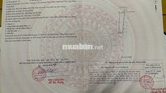 BÁN ĐẤT MẶT TIỀN LÊ NGÔ CÁT - CHÍNH CHỦ - THỦY XUÂN - HUẾ