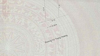 Lô đất đường 10.5m mặt tiền Vũ Trọng Hoàng ngang 6m nở hậu