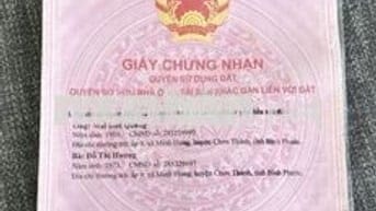 bán gấp đất mình hưng chơn thành bình phước