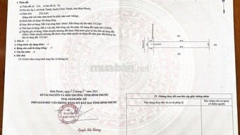 Bán đất nền thổ cư ngay trung tâm Chơn Thành, kế bên KCN Becamex