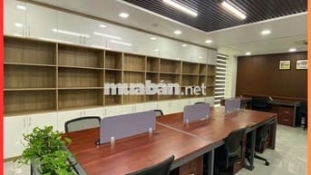 Cho thuê văn phòng 120m² – setup sẵn, tiện nghi, Liền kề Vạn Phúc