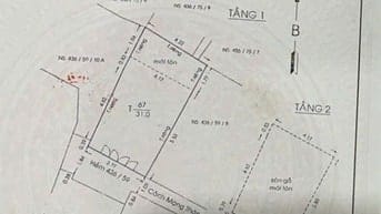 Bán nhà Hẻm 436/59/ cmt8 F11 Q3 3.7x7 nở hậu 4.2 1 lầu Giá 4t650 tl