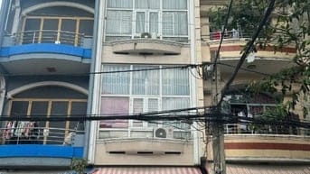 Mặt tiền kd đường rộng 14m P.Tân Thành,Q.Tân Phú dt52m2 đúc 4 tấm 7pn