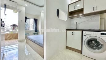 CHO THUÊ STUDIO BAN CÔNG 35M2 MÁY GIẶT RIÊNG GẦN CẦU CÔNG LÝ MỚI 100%