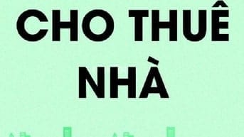 Cho thuê nhà ở khu Tân Mai, Hà Nội, nhà DT 26 m2x 3 tầng, 1 tum,