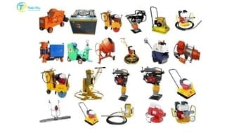 Các loại máy xây dựng cho thuê giá tốt