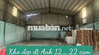 Kho thuê 12×22( 264m) Có Gác. Đường võ văn vân Vĩnh Lộc Bnù