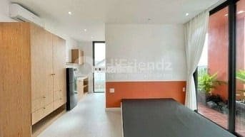 CHO THUÊ CHDV VƯỜN LÀI QUẬN 12 FULL NỘI THẤT BAN CÔNG NGAY ĐH VĂN LANG