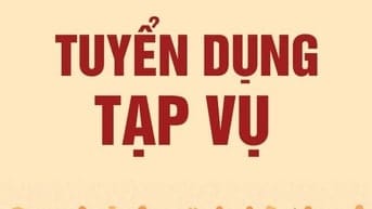 TUYỂN NHÂN VIÊN TẠP VỤ VĂN PHÒNG - QUẬN 1