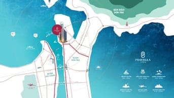 Hàng Đẹp View biển 2pn  Peninsula Đà Nẵng , giá tốt nhất thị trường