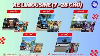 thuê xe du lịch 16 chỗ đời mới giá rẻ tphcm tai SGC Tourist
