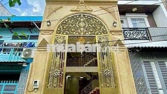 Nhà mới đẹp y hình 4 x 18 có 4pn 5wc sân thượng =giáp quận 6 tân phú