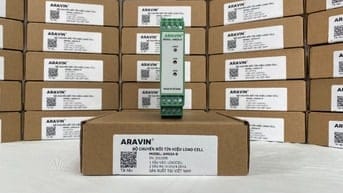 Bộ khuếch đại tín hiệu load cell cài ray AM02A-D 