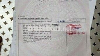 Đất 5-12  ngay uỷ ban xã Đông Thạnh