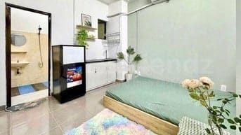 Phòng trọ rộng 25m2 cửa sổ thoáng full nội thất ở Lê Văn Sỹ Quận 3