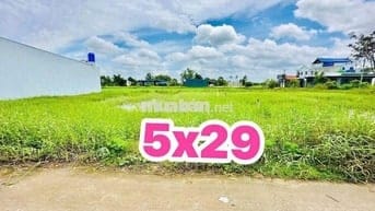 5x29 mặt tiền bê tông, Mỹ hạnh nam, Đức hòa, giá ngộp