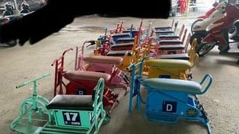 Cần bán khung xe điện trẻ em đã qua sử dụng