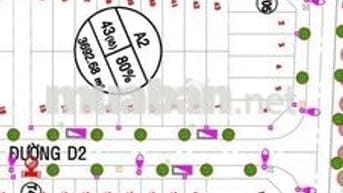 Bán 80m² đất thổ cư, giá 1 tỷ 450 triệu. Khu dân cư Harbuor View