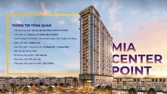 Chưa đến 3 tỷ nhận ngay căn hộ 2 PN Đà Nẵng MIA Center, sổ vĩnh viễn