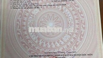 🆘CHÍNH CHỦ GỬI BÁN ĐẤT ĐƯỜNG LÝ THƯỜNG KIỆT,GẦN CHỢ BỆNH VIỆN HÓC MÔN